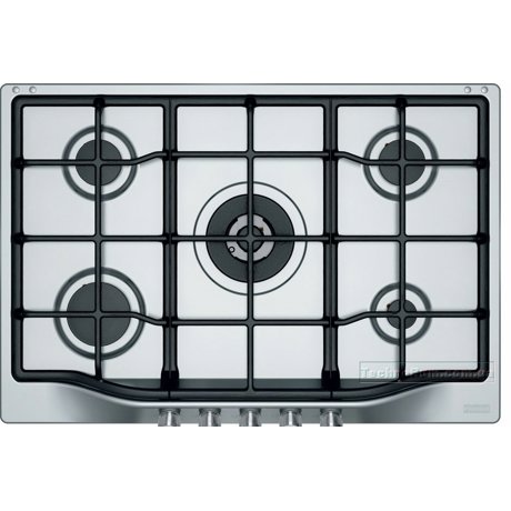 Plita incorporabila Franke Trend Line 750 FHTL 755 4G TC XS C , 5 arzatoare gaz, 75 cm, Gratare fonta, Inox